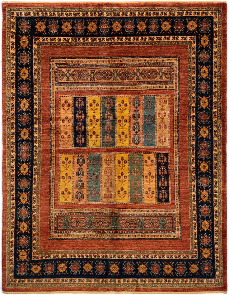 Detail image of 4' 9 x 6' 11 Luribaft Wool Rug