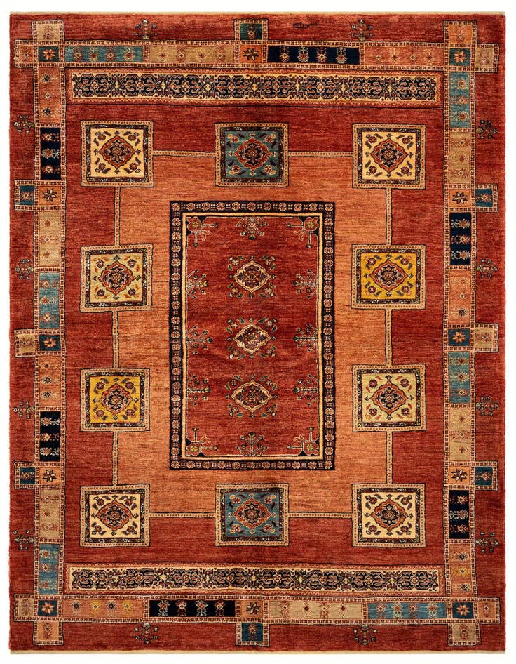 Detail image of 5' 7 x 8' 1 Luribaft Wool Rug