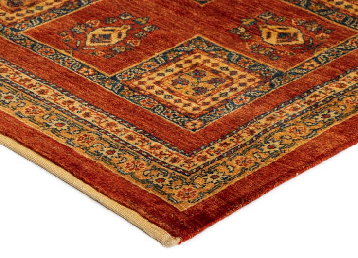 Detail image of 4' 11 x 7' 5 Luribaft Wool Rug