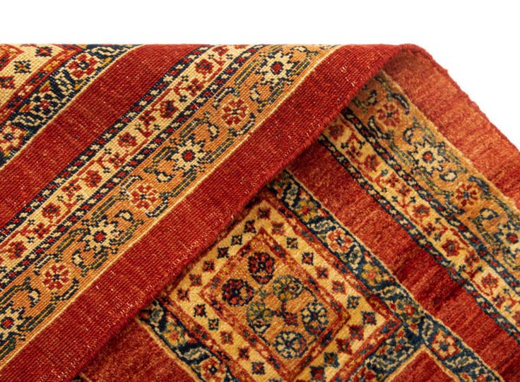 Detail image of 4' 11 x 7' 5 Luribaft Wool Rug