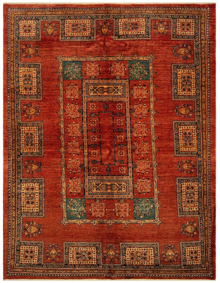 Detail image of 5' 6 x 8' 9 Luribaft Wool Rug
