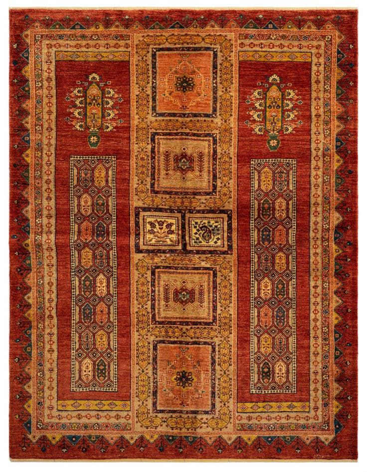 Detail image of 5' 9 x 7' 9 Luribaft Wool Rug