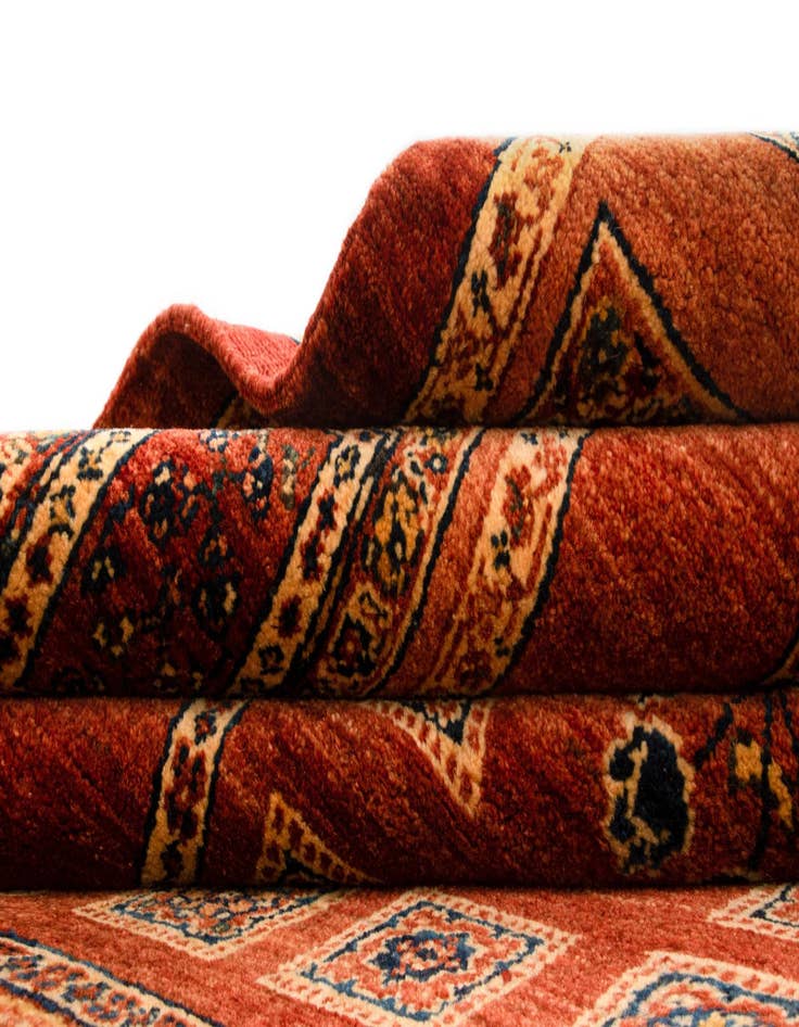 Detail image of 4' 9 x 7' 10 Luribaft Wool Rug