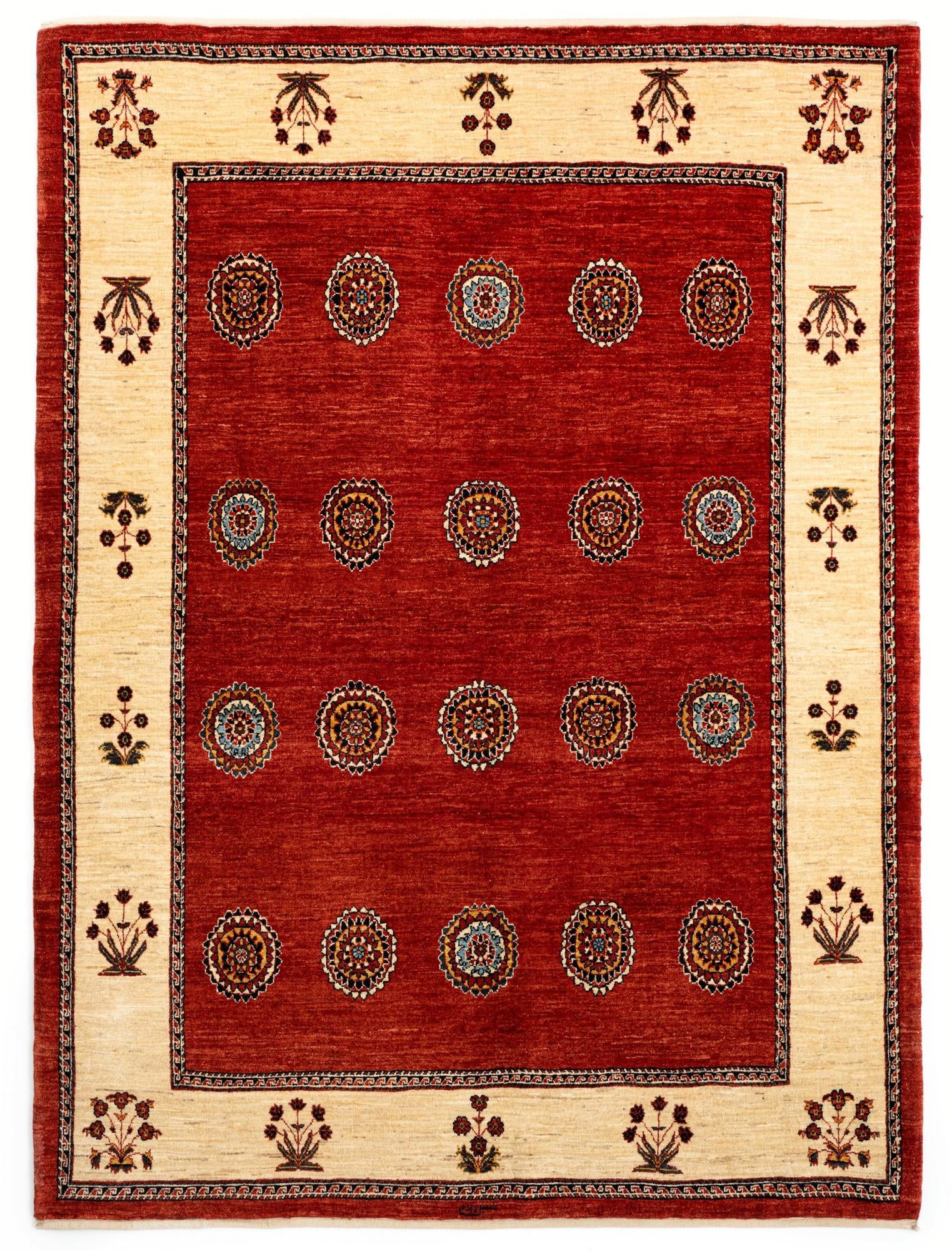 5' 3 x 7' 1 Luribaft Wool Rug