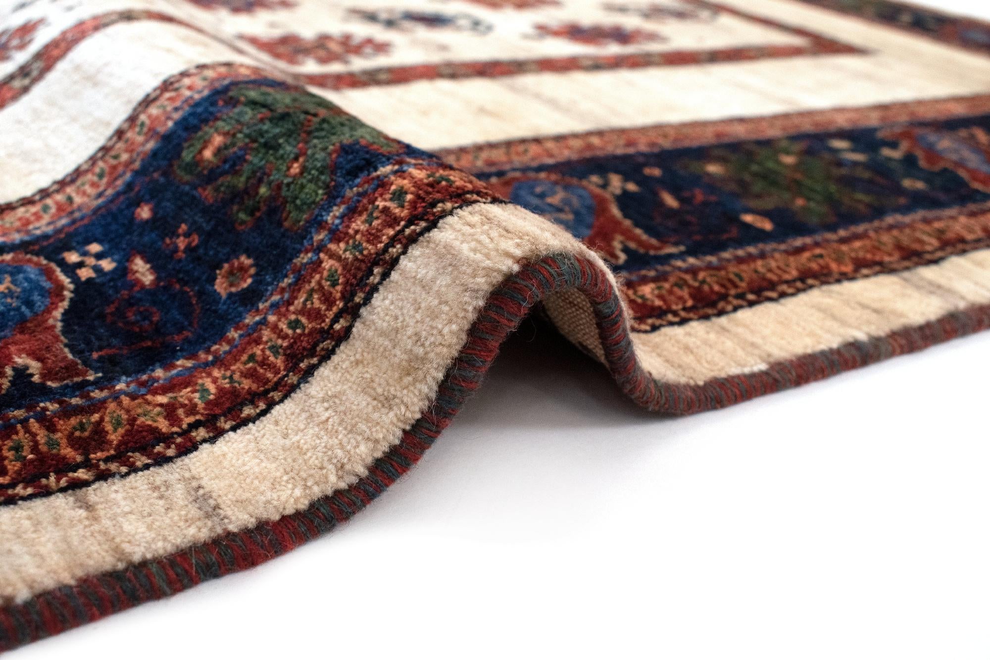 5' 8 x 7' 5 Hand Knotted Luribaft Persian Rug