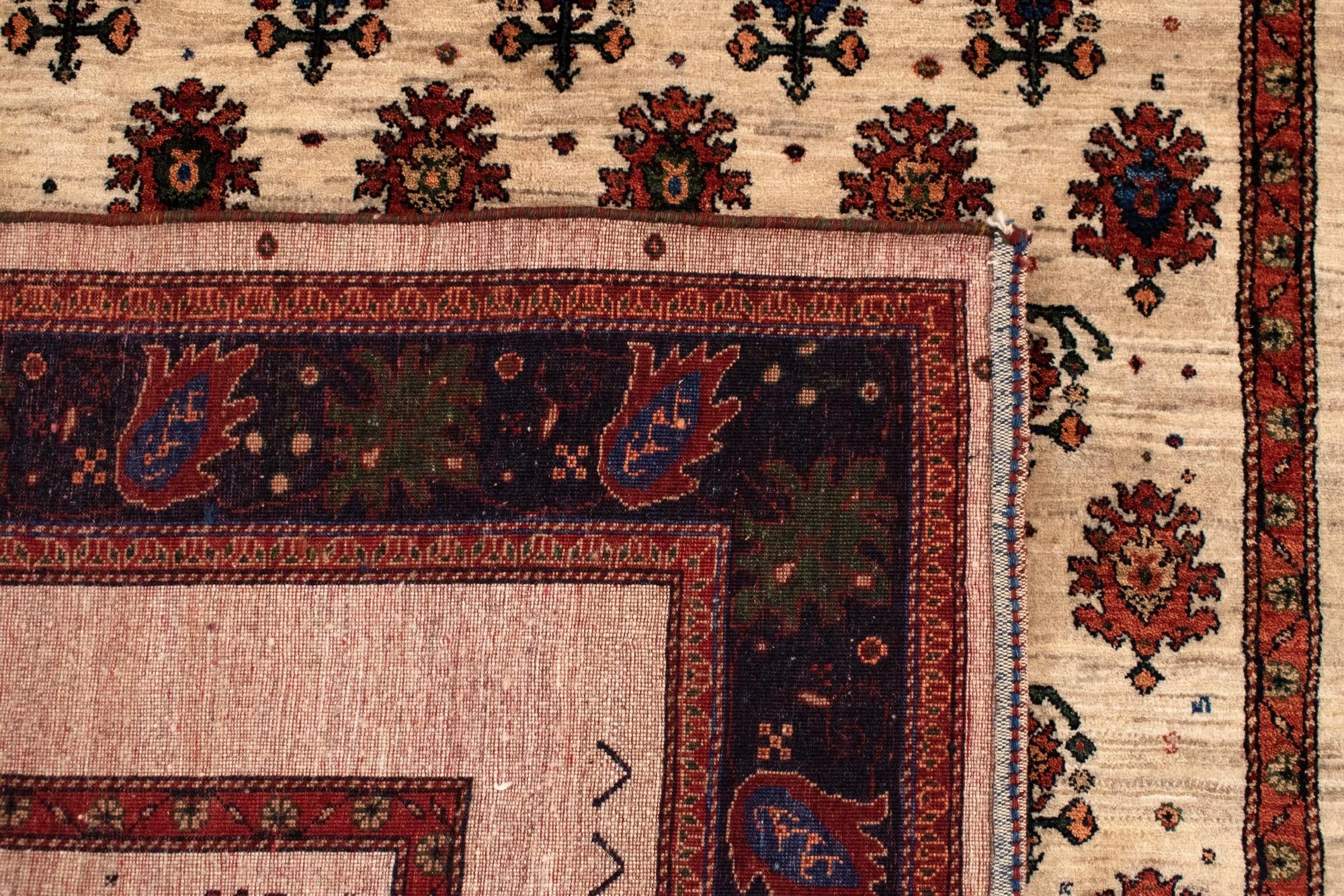 5' 8 x 7' 5 Hand Knotted Luribaft Persian Rug