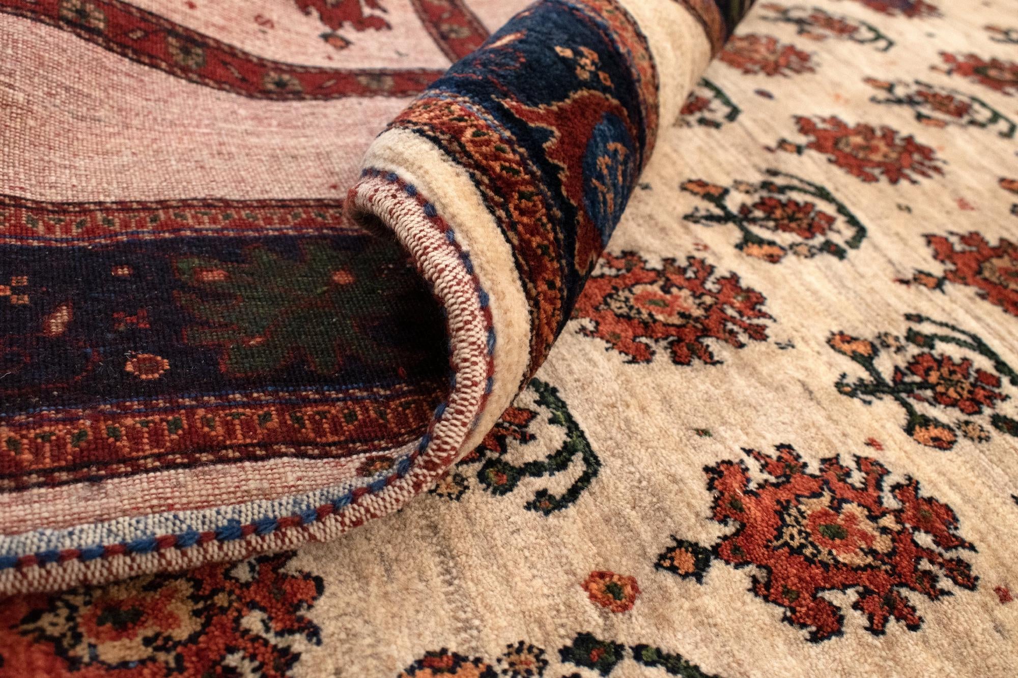 5' 8 x 7' 5 Hand Knotted Luribaft Persian Rug