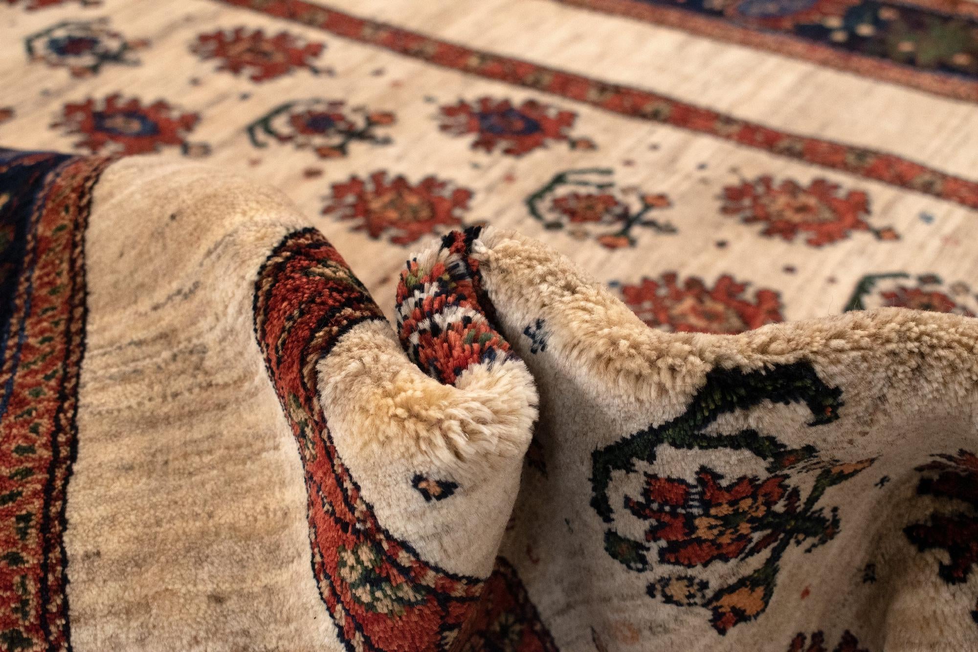 5' 8 x 7' 5 Hand Knotted Luribaft Persian Rug