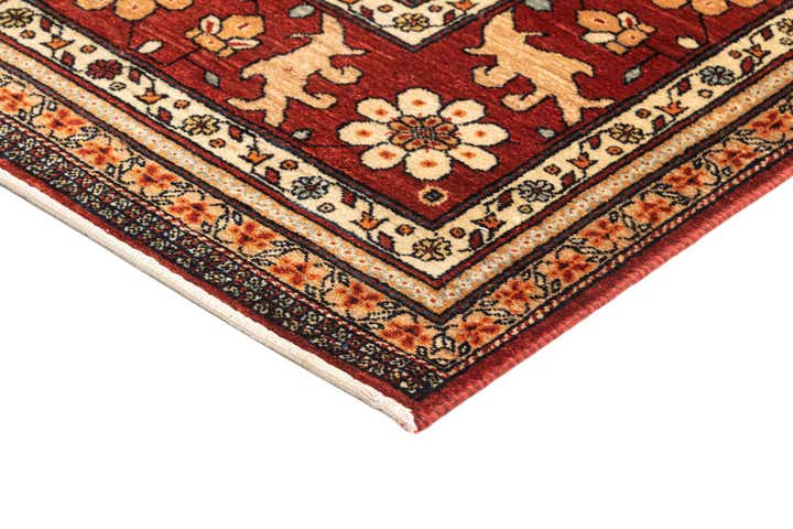 7' 11 x 11' 6 Hand Knotted Luribaft Rug