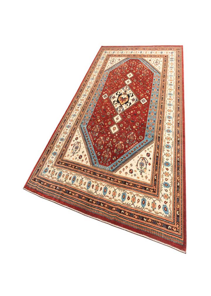 8' 4 x 11' Hand Knotted Luribaft Rug