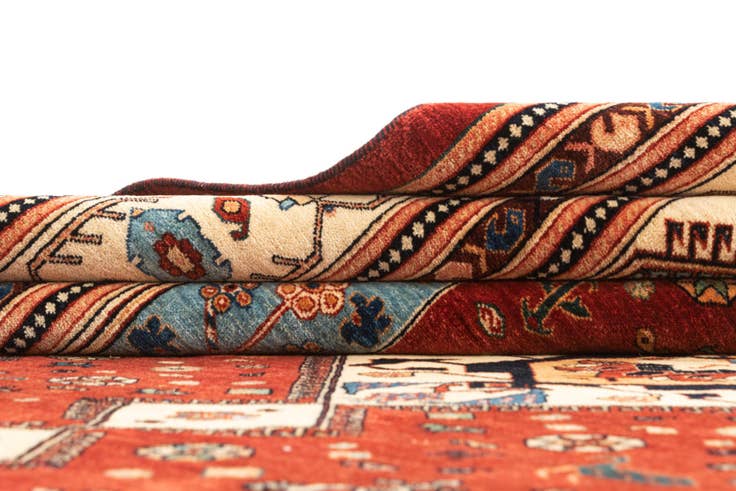 Detail image of 8' 4 x 11' Hand Knotted Luribaft Rug