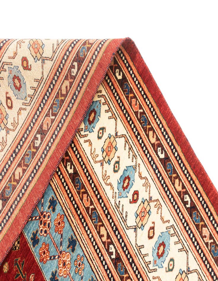 Detail image of 8' 4 x 11' Hand Knotted Luribaft Rug