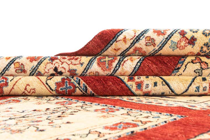 8' 5 x 11' 5 Hand Knotted Luribaft Rug