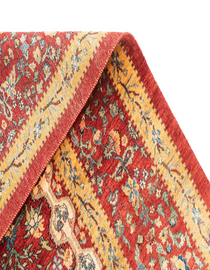 Detail image of 8' 2 x 11' 6 Hand Knotted Luribaft Rug