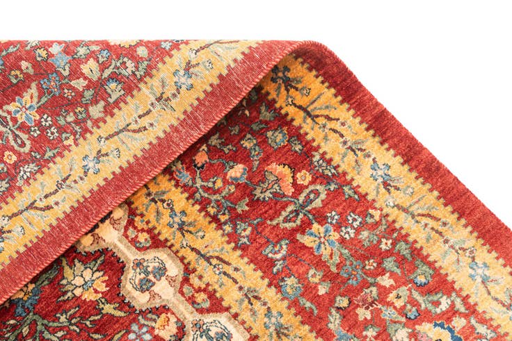 Detail image of 8' 2 x 11' 6 Hand Knotted Luribaft Rug