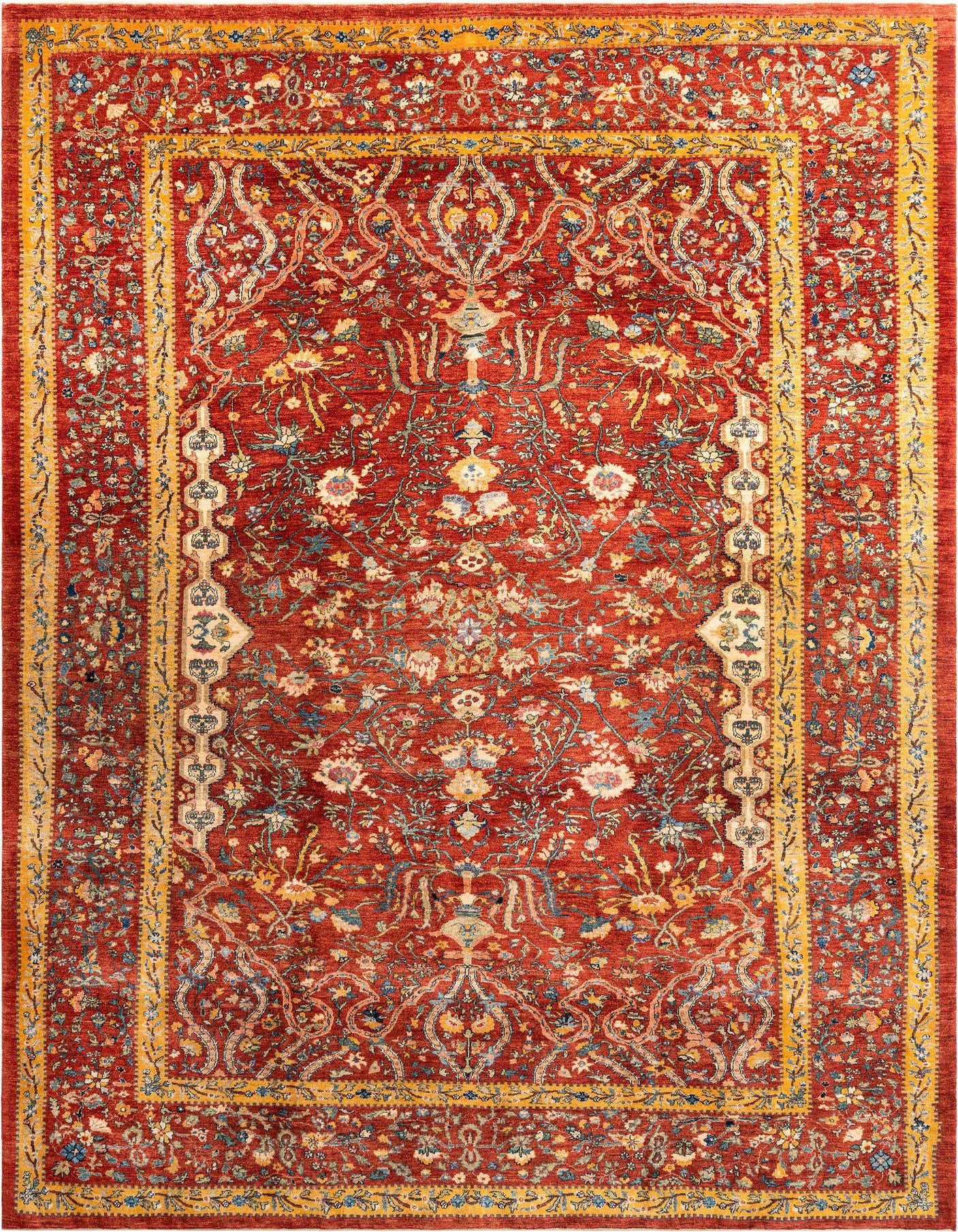 8' 2 x 11' 6 Hand Knotted Luribaft Rug
