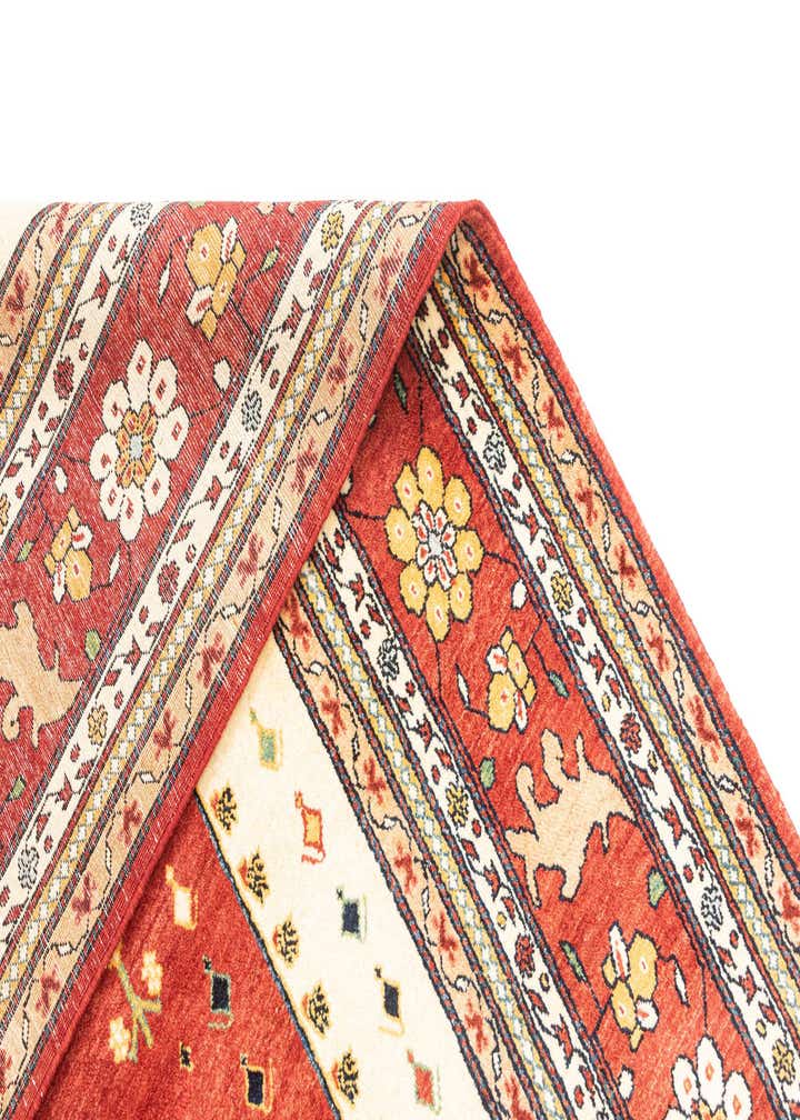 8' 1 x 11' 7 Hand Knotted Luribaft Rug