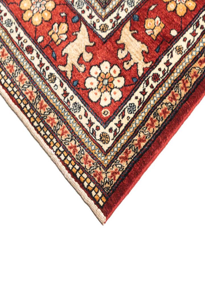 8' 1 x 11' 7 Hand Knotted Luribaft Rug