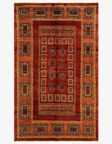 4' 9 x 7' 10 Luribaft Wool Rug