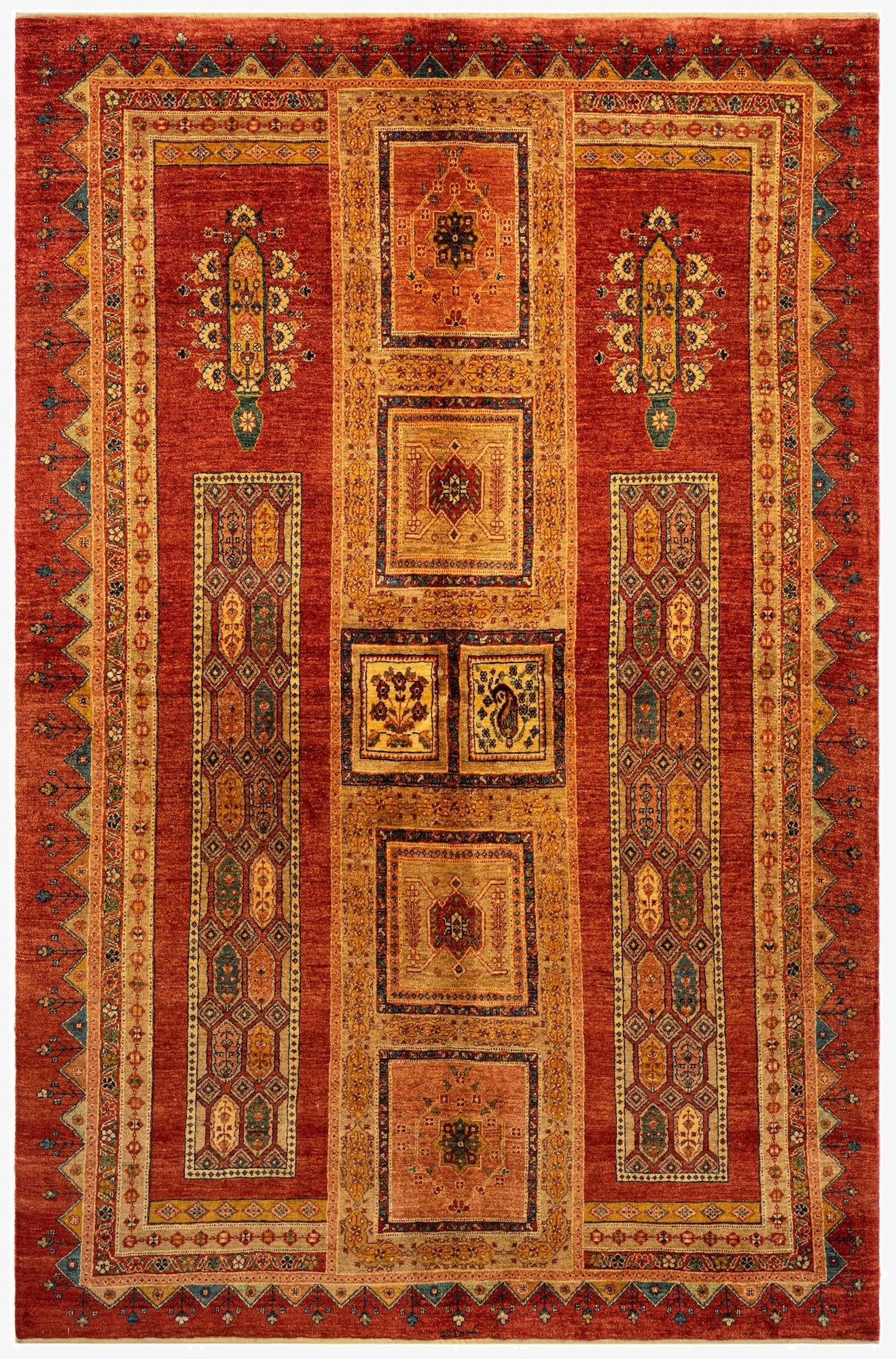 5' 4 x 8' 2 Luribaft Wool Rug