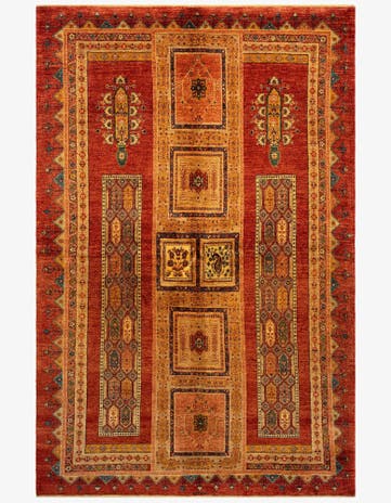 5' 4 x 8' 2 Luribaft Wool Rug