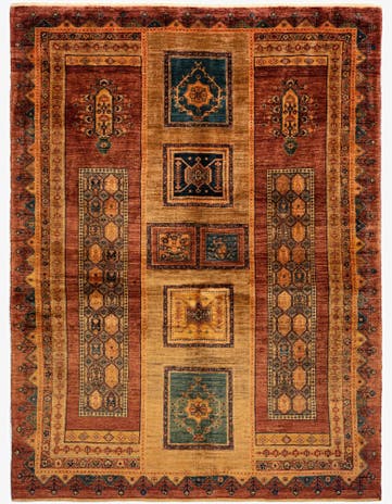5' x 6' 8 Luribaft Wool Rug