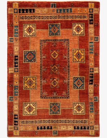 4' 8 x 6' 11 Luribaft Wool Rug