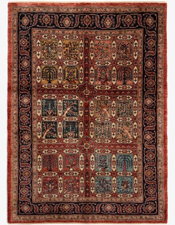 4' 7 x 6' 5 Luribaft Wool Rug