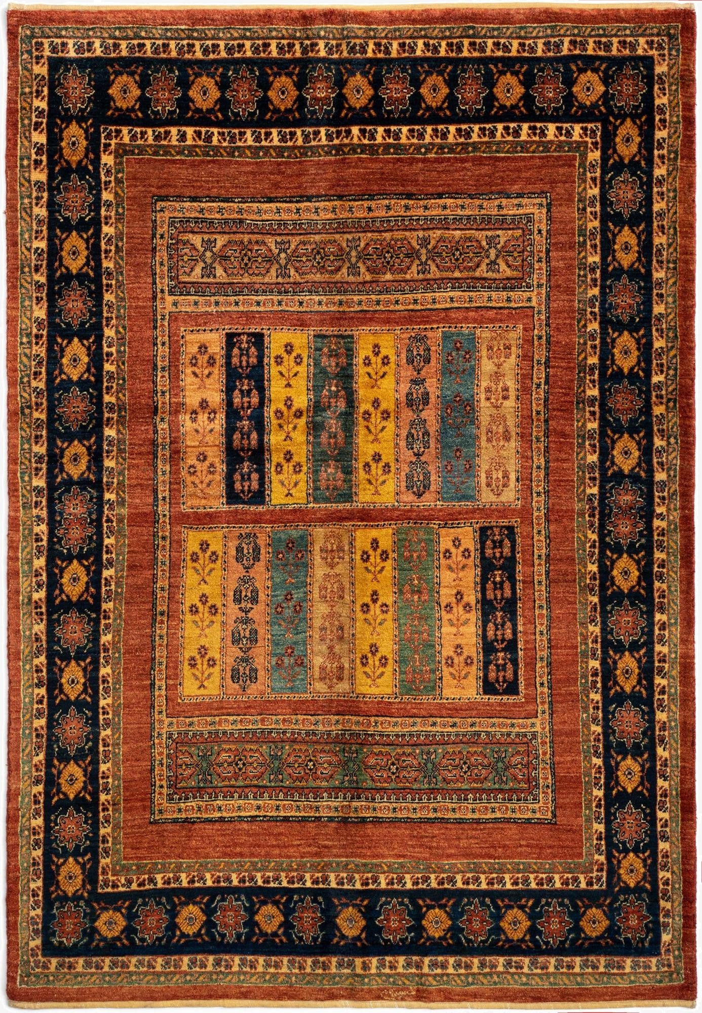 4' 9 x 6' 11 Luribaft Wool Rug