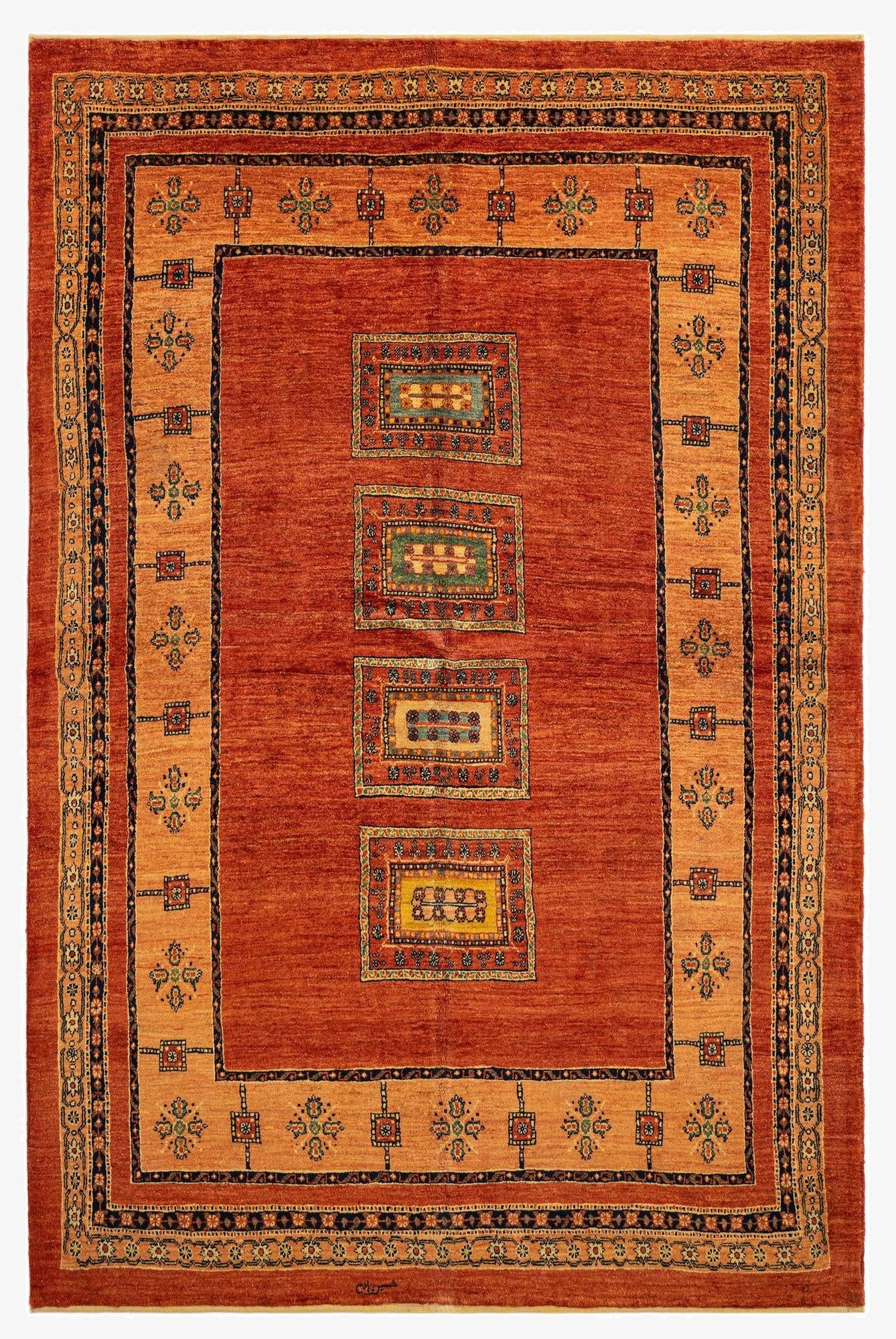 5' 2 x 7' 9 Luribaft Wool Rug