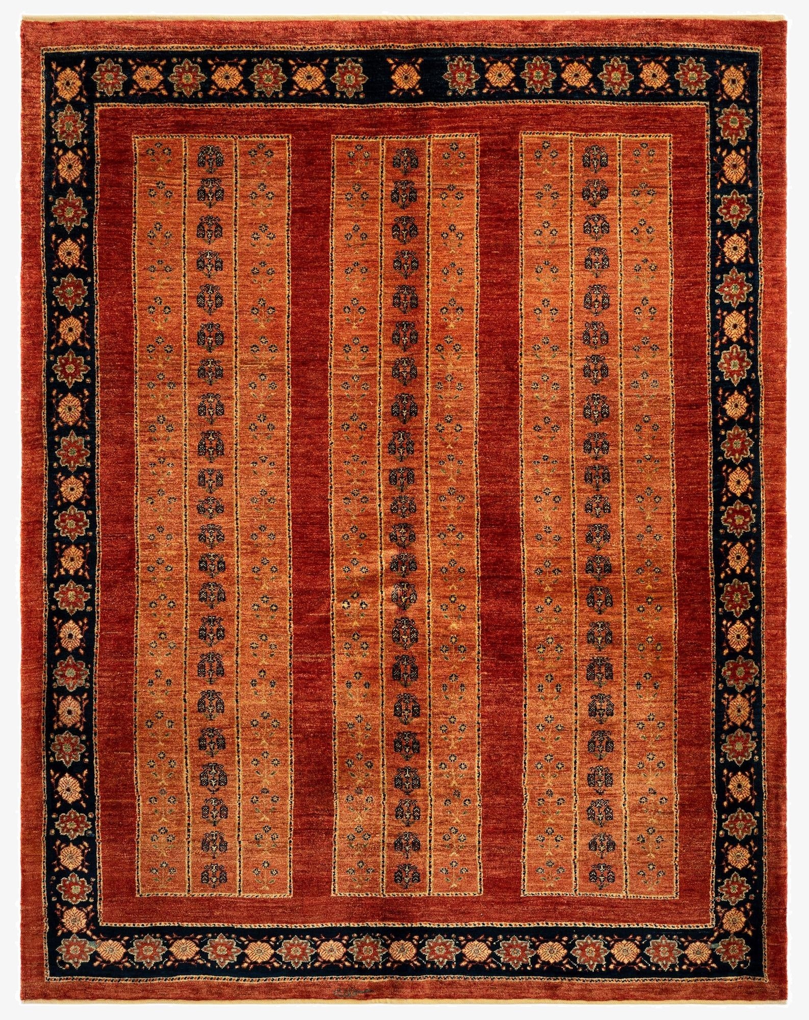 5' 9 x 7' 3 Luribaft Wool Rug