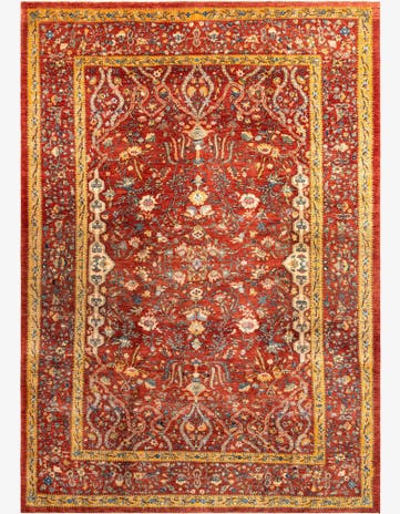 8' 2 x 11' 6 Hand Knotted Luribaft Rug