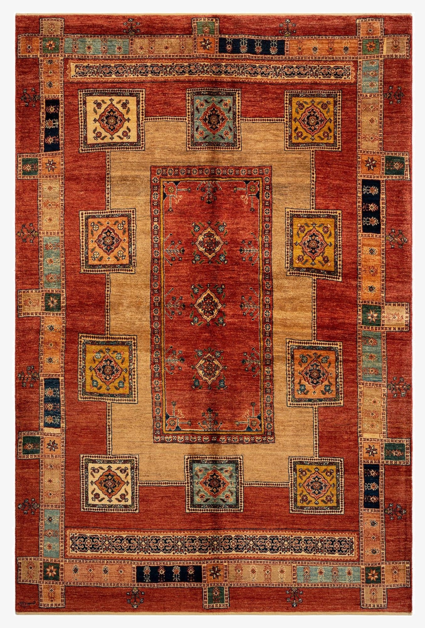 5' 7 x 8' 3 Luribaft Wool Rug