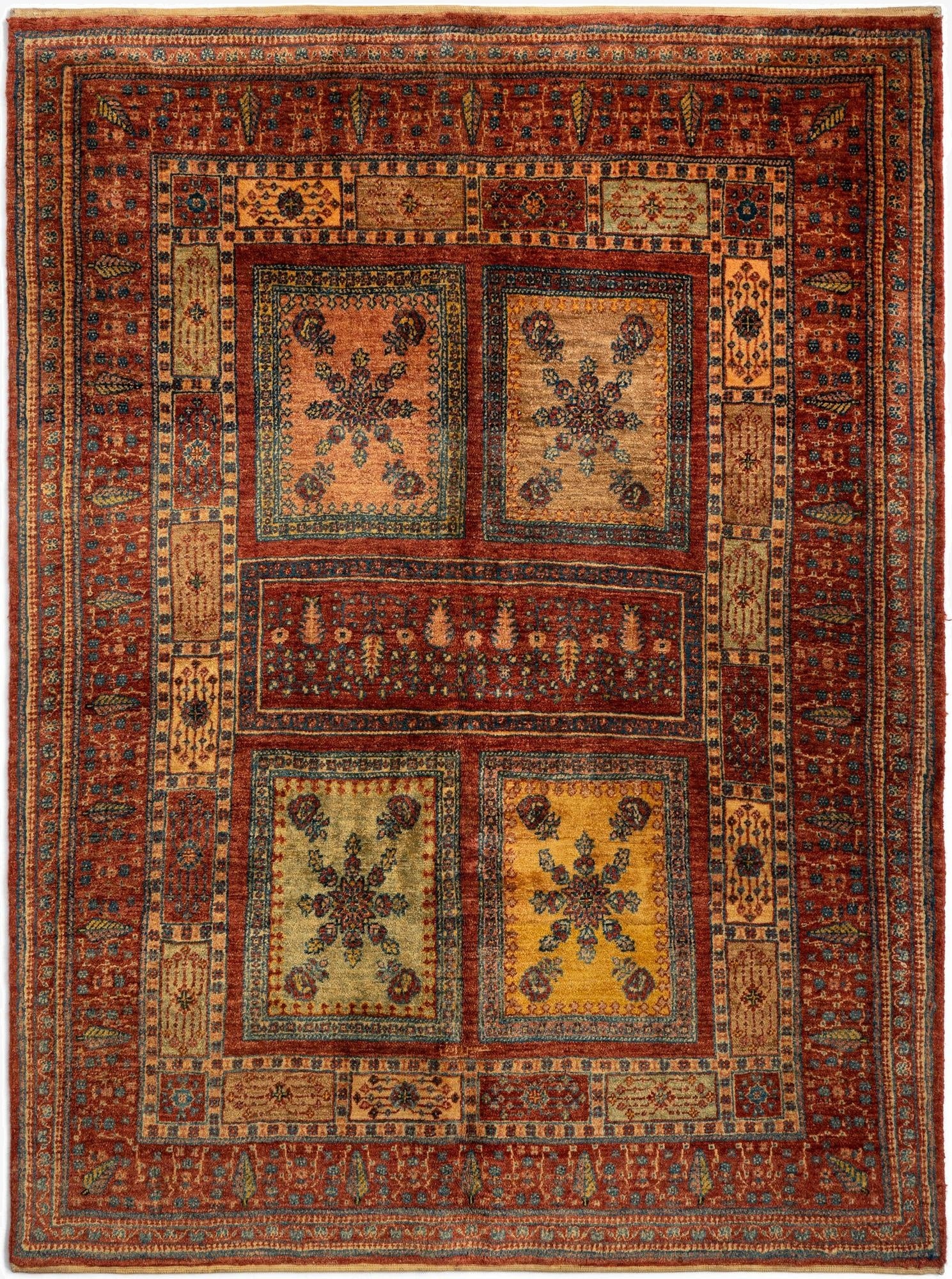 4' 11 x 6' 5 Luribaft Wool Rug