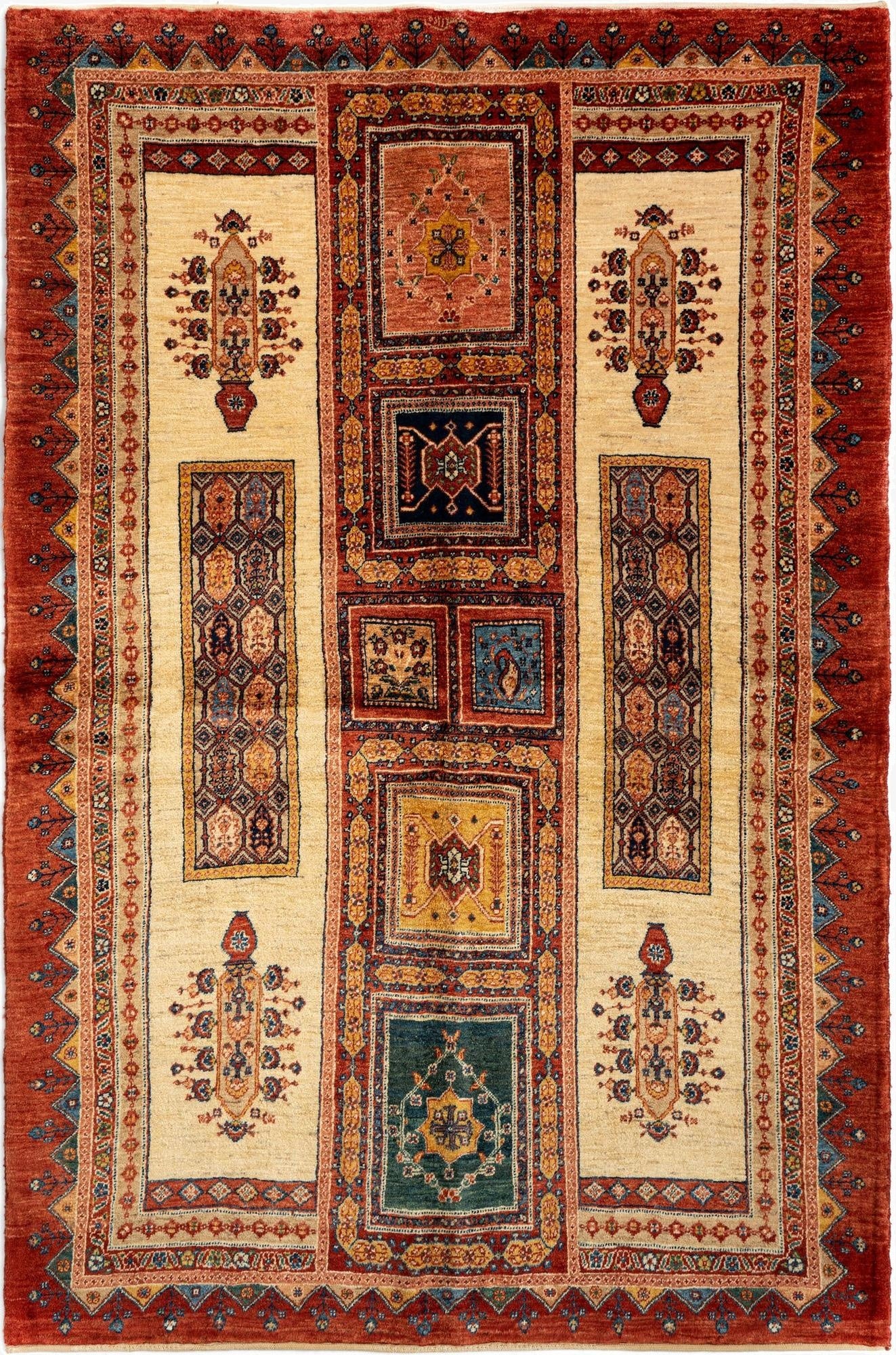 4' 10 x 7' 3 Luribaft Wool Rug