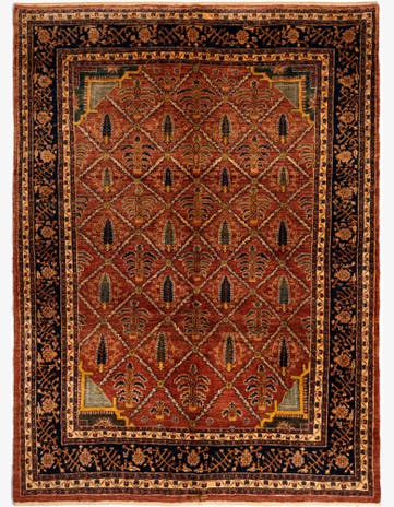 5' 2 x 6' 11 Luribaft Wool Rug