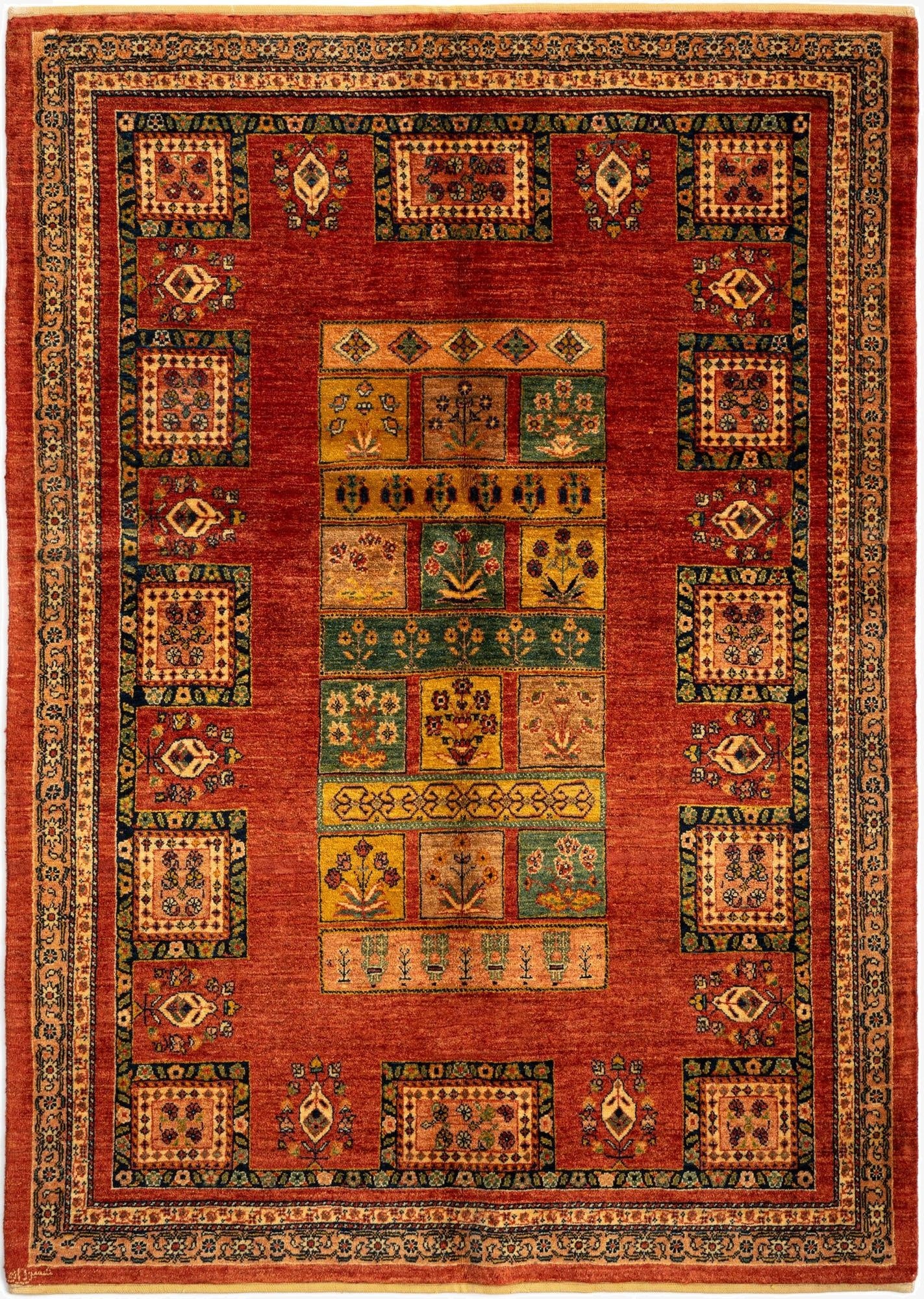 4' 8 x 6' 8 Luribaft Wool Rug