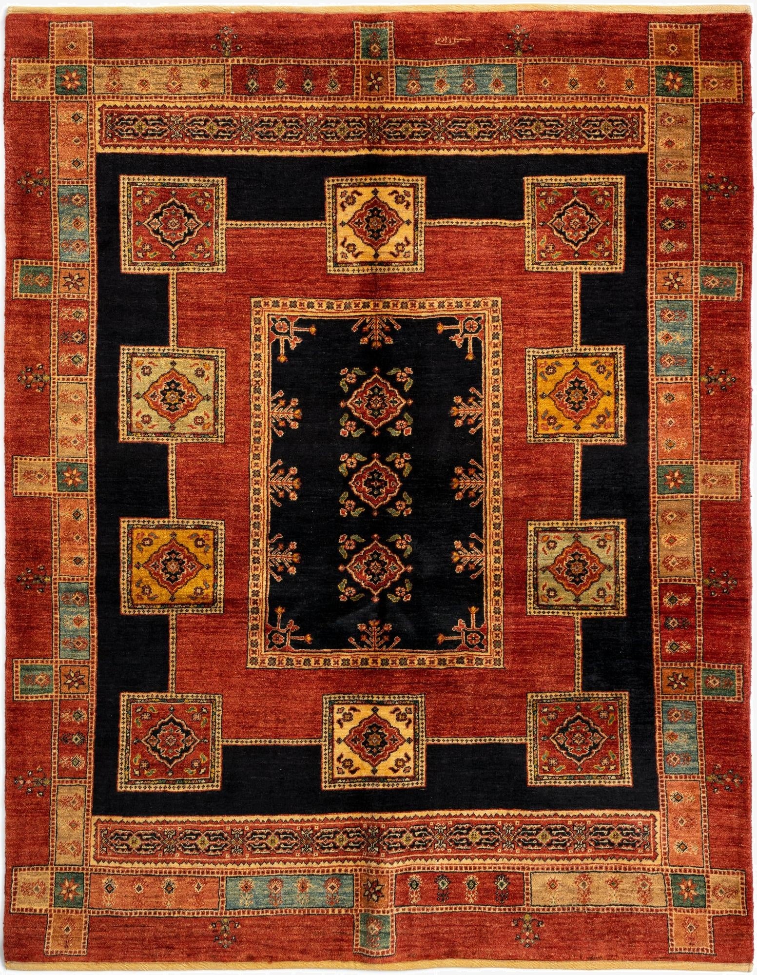 5' 1 x 6' 6 Luribaft Wool Rug