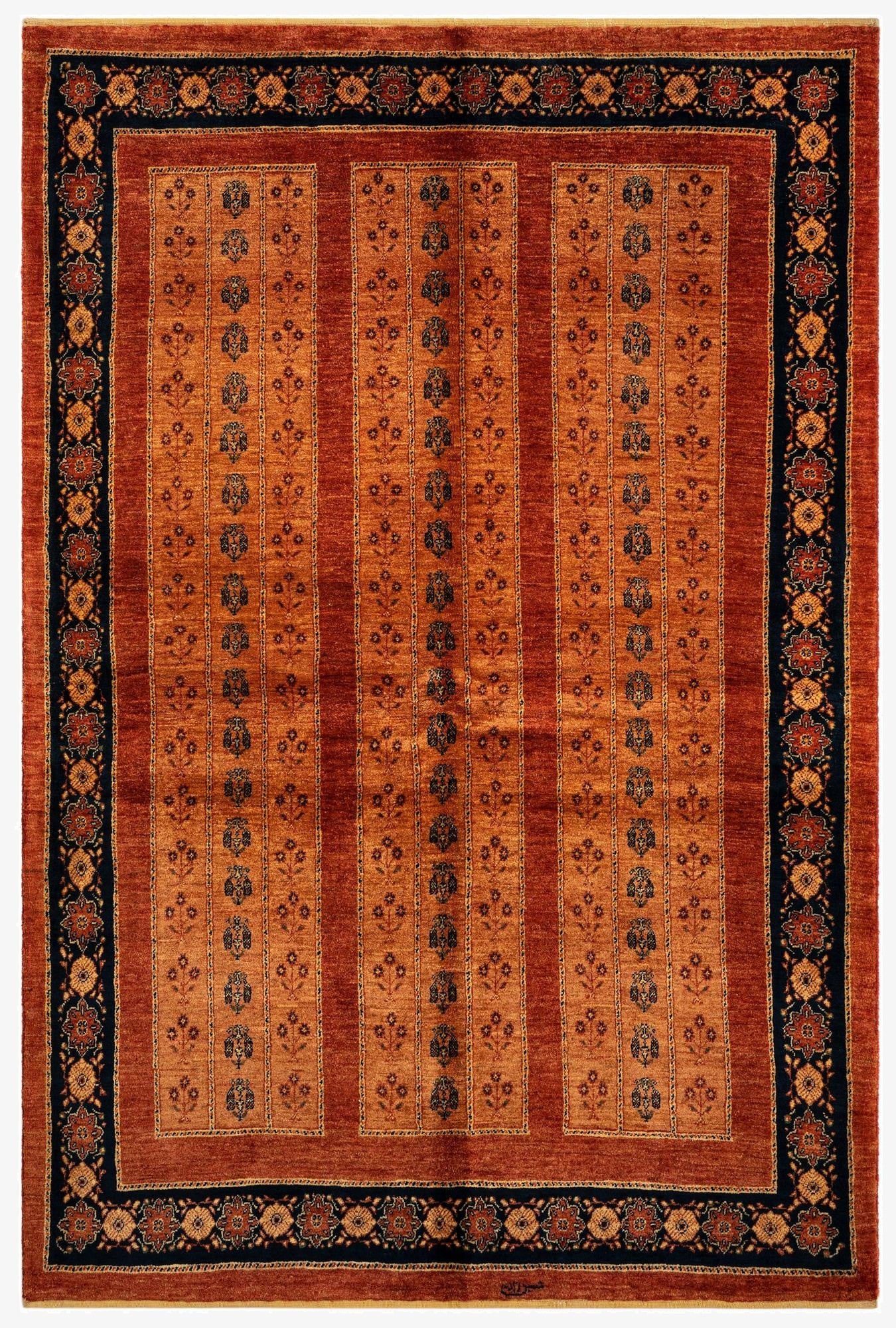 5' 3 x 7' 10 Luribaft Wool Rug