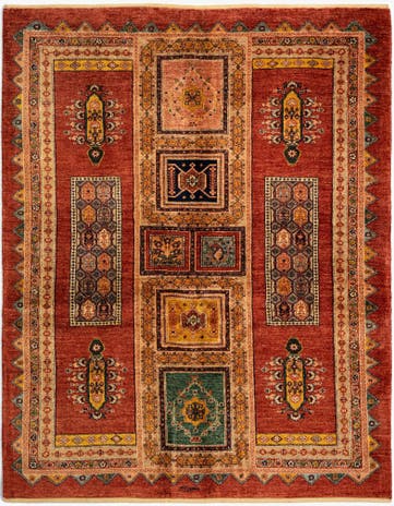 4' 11 x 6' 3 Luribaft Wool Rug
