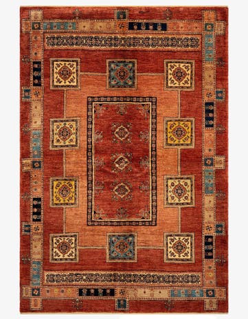 5' 7 x 8' 1 Luribaft Wool Rug