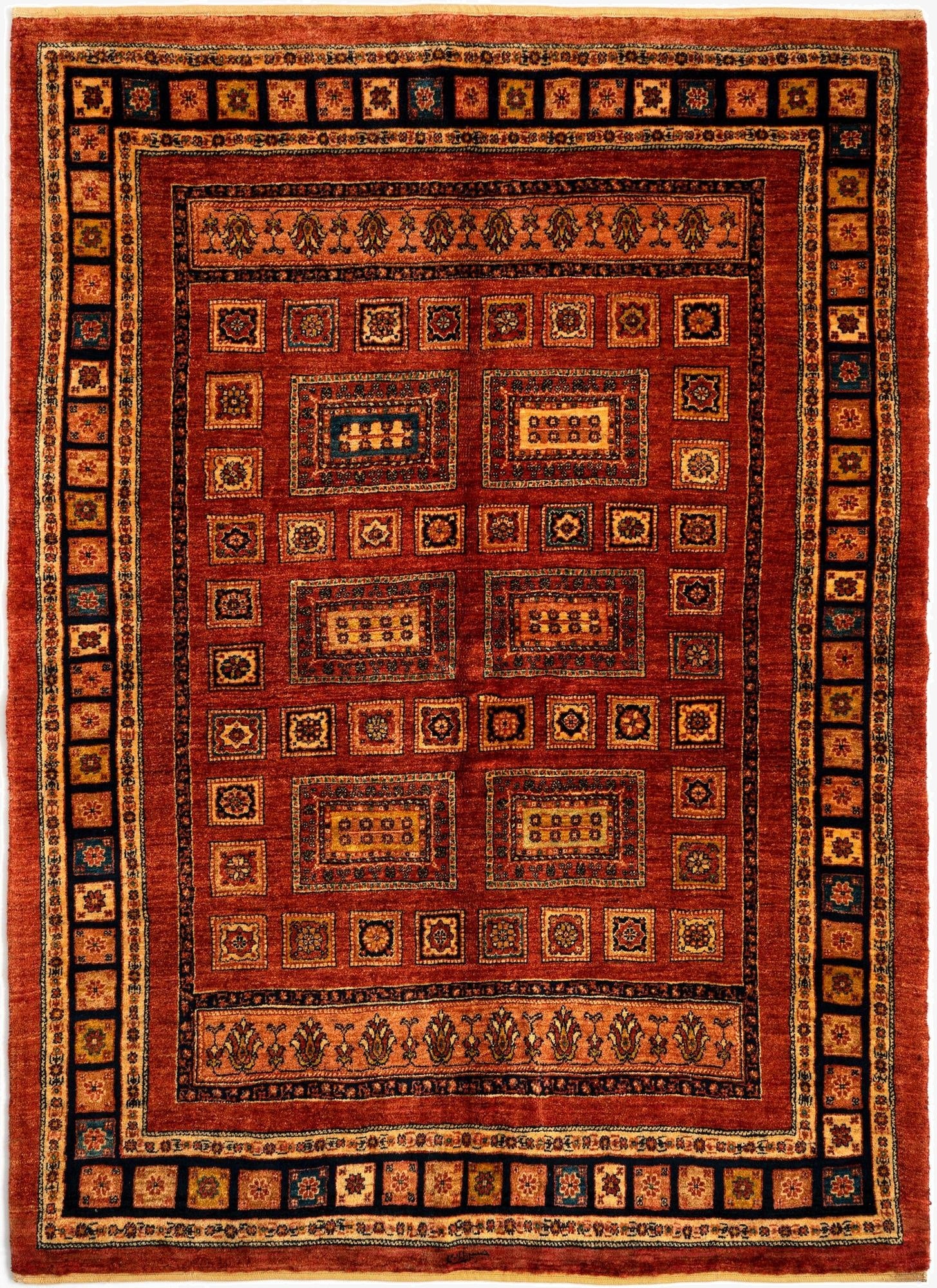5' 3 x 7' 1 Luribaft Wool Rug