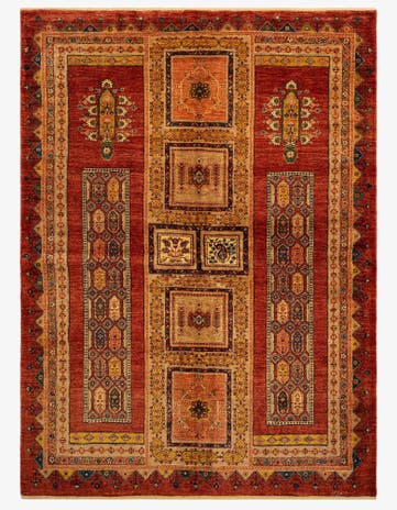 5' 9 x 7' 9 Luribaft Wool Rug