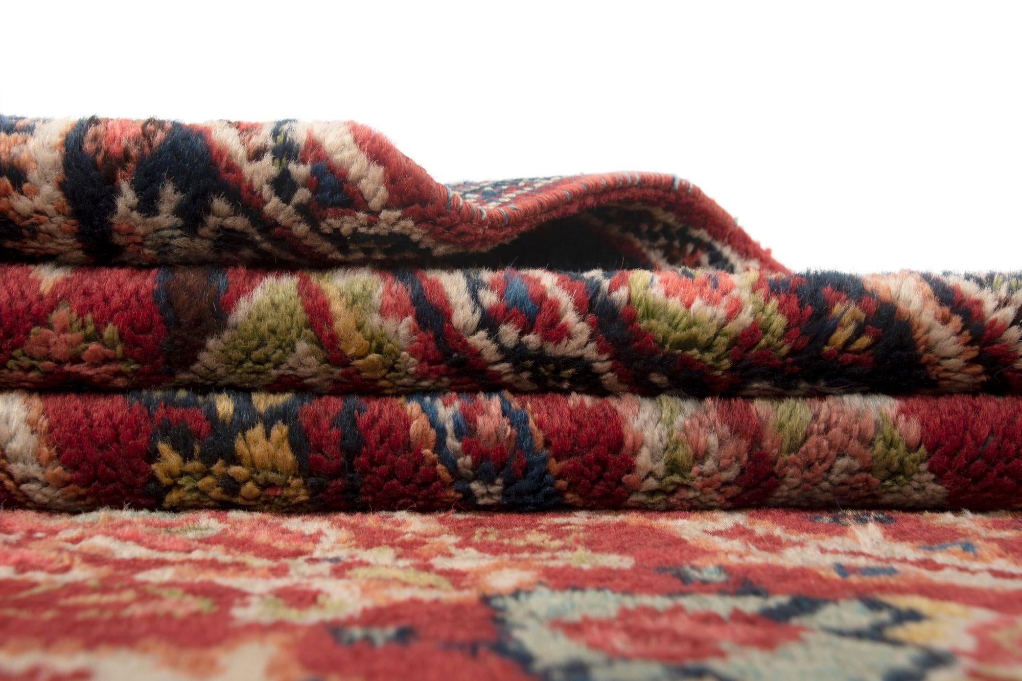 4' 5 x 6' 9 Hand Knotted Mahal Persian Wool Rug