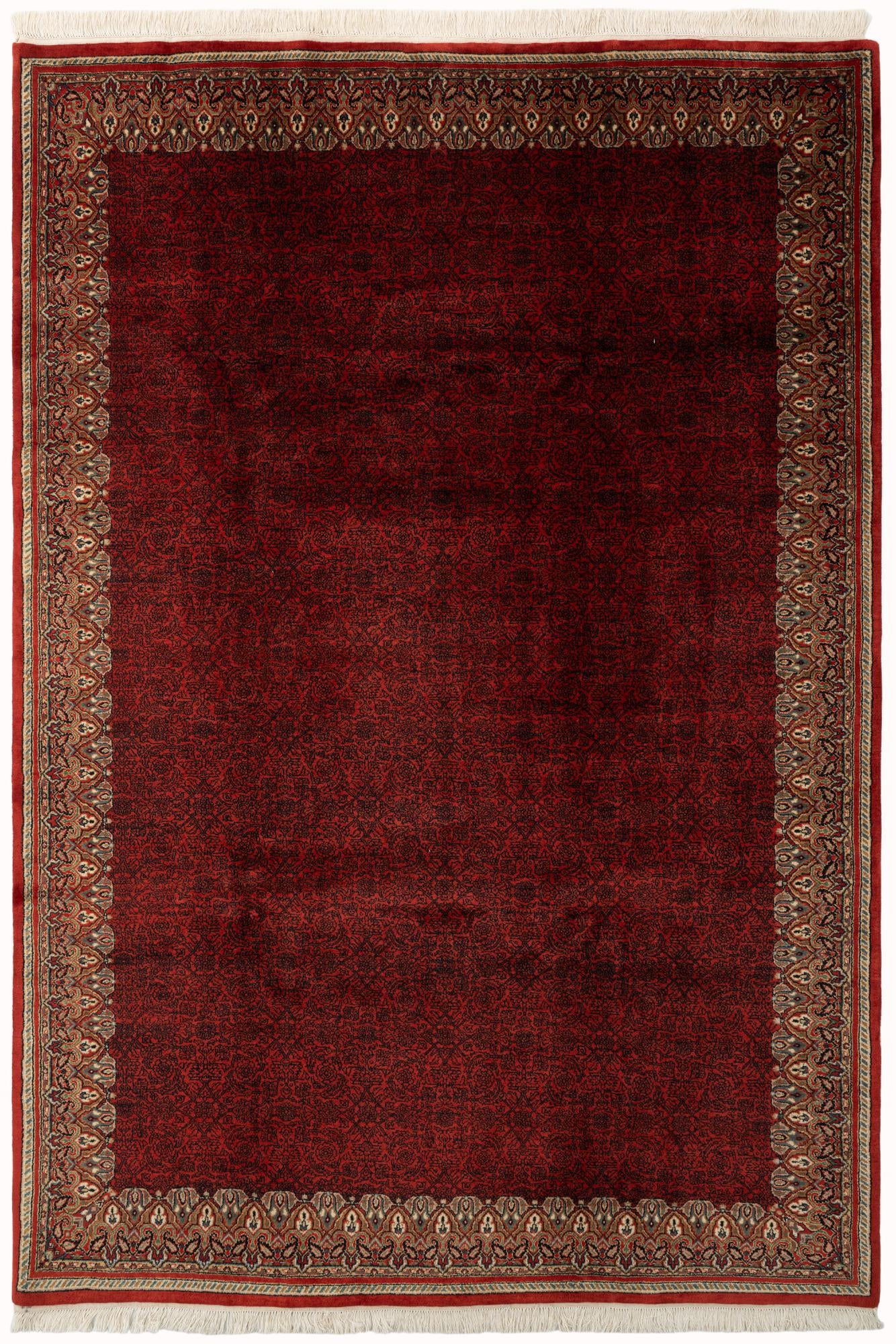 6' 8 x 9' 7 Hand Knotted Mahal Wool Rug