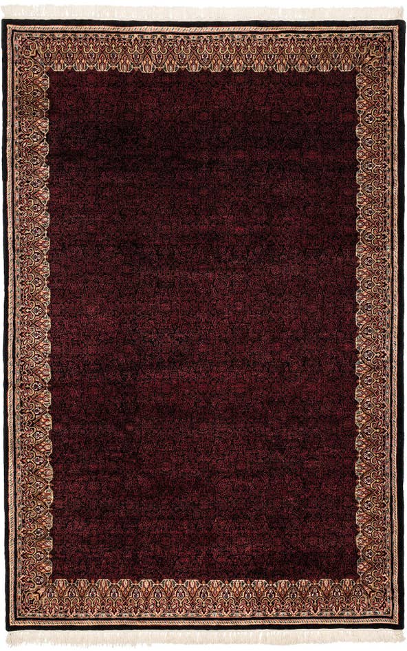 Detail image of 6' 4 x 9' 8 Hand Knotted Mahal Oriental Wool Rug