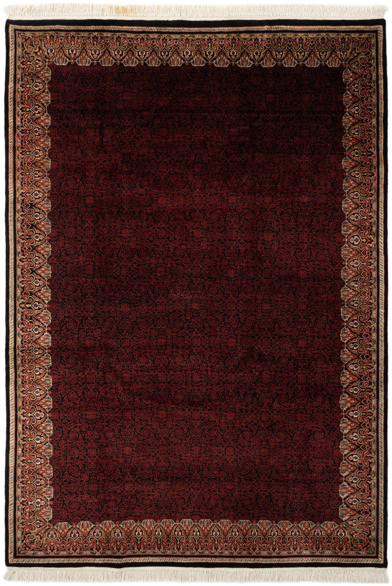 6' 8 x 9' 7 Hand Knotted Mahal Oriental Wool Rug