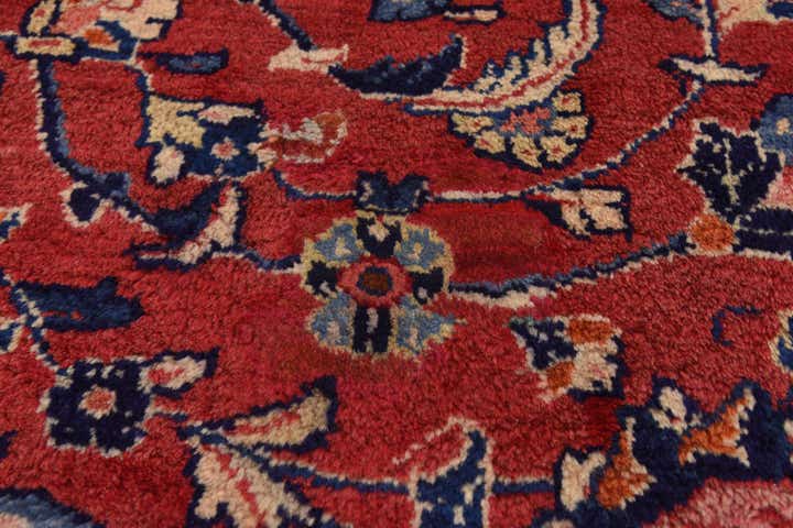 10' x 13' 4 Hand Knotted Mahal Persian Wool Rug