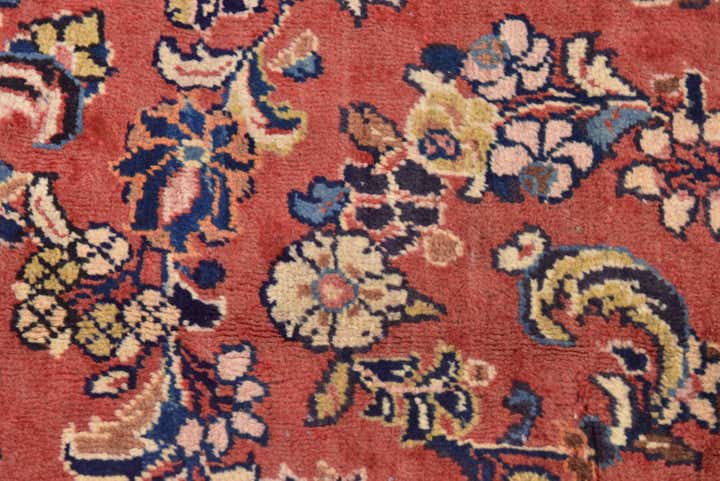 10' x 13' 7 Hand Knotted Mahal Persian Wool Rug