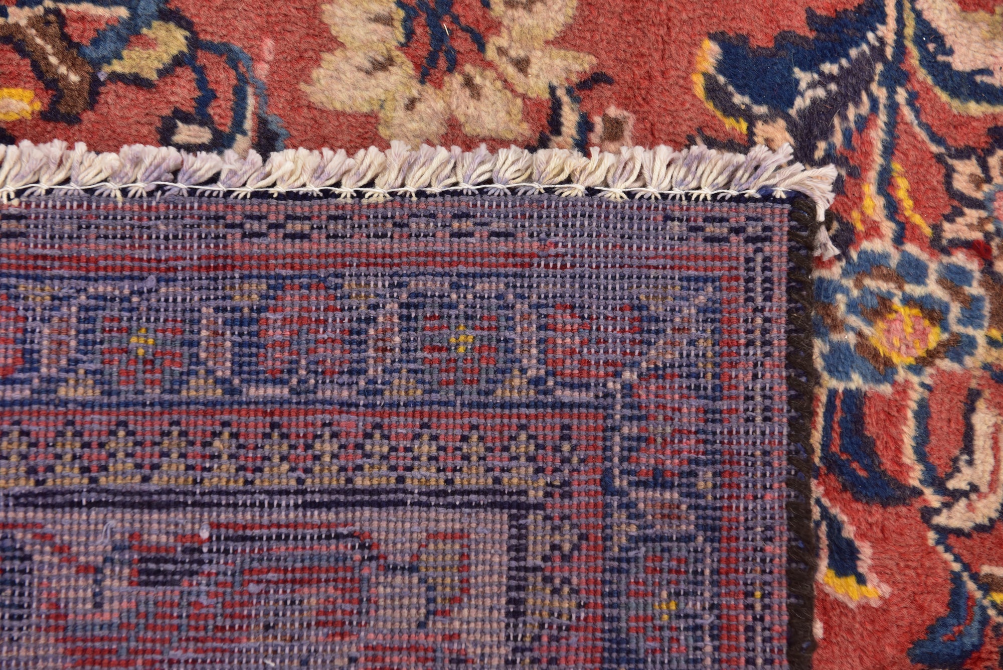10' x 13' 7 Hand Knotted Mahal Persian Wool Rug